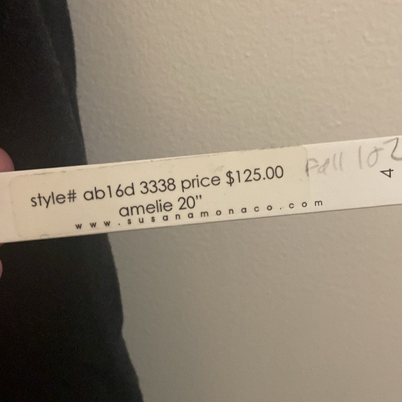 NWT Susana Monaco Midi Dress, zip back, size 4, sample piece, no material tag - Picture 10 of 10